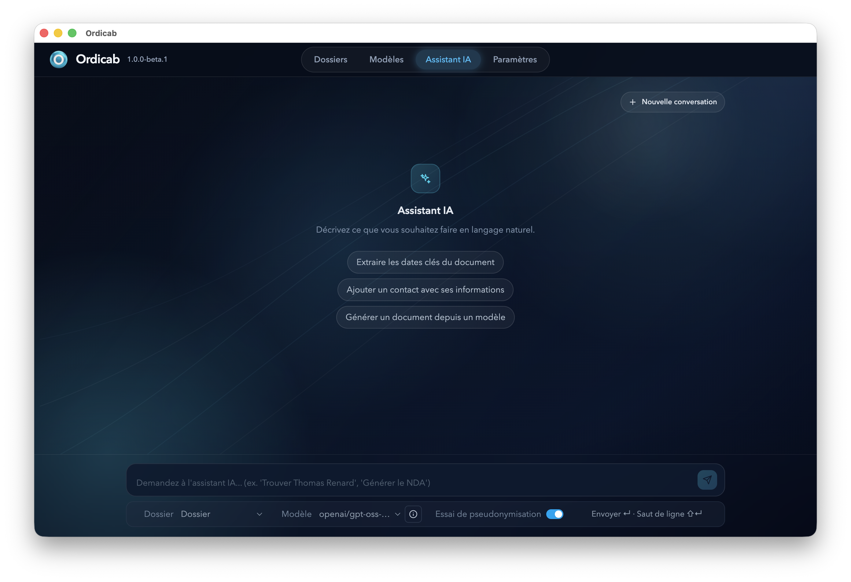 Capture d'écran Ordicab